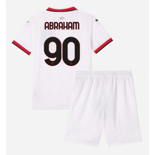 AC Milan Tammy Abraham #90 Gostujuci Dres za djecu 2024-25 Kratak Rukav (+ Kratke hlače)